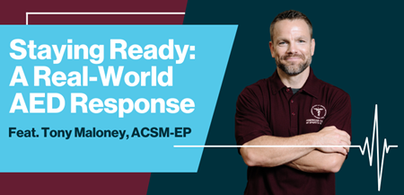 Staying Ready: A Real-World AED Response, Headshot of Tony Maloney