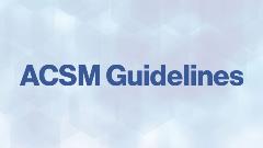 ACSM-Guidelines Resources