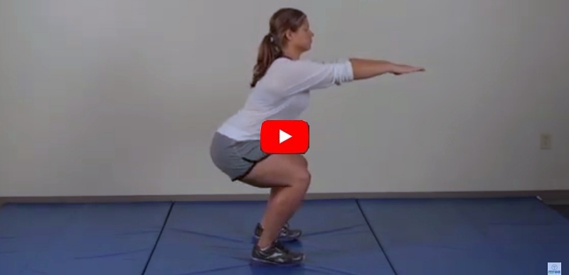 Bodyweight Squat Technique Video
