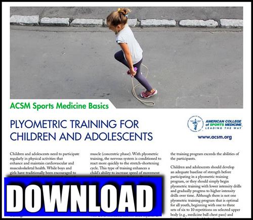 ACSM Downloads Children Plyometrics