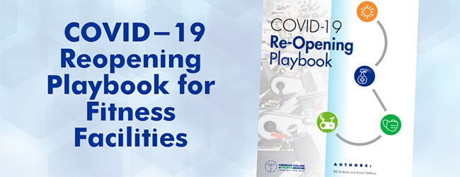 covid fitness reopening playbook ACSM