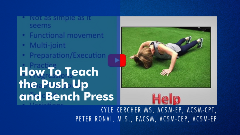 How to teach bench press and push up ACSM