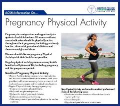 Physical Activity Guidelines Pregnancy ACSM