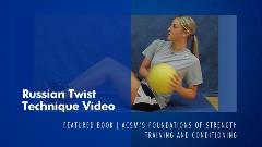 Russian Twist Technique Video ACSM